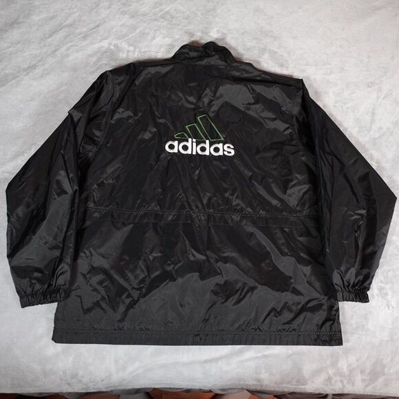 adidas Other - Vintage Adidas Windbreaker Jacket Coat Mens XL Embroidered Logo Black 90s